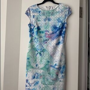 NWT Floral Professional Dress Size 4